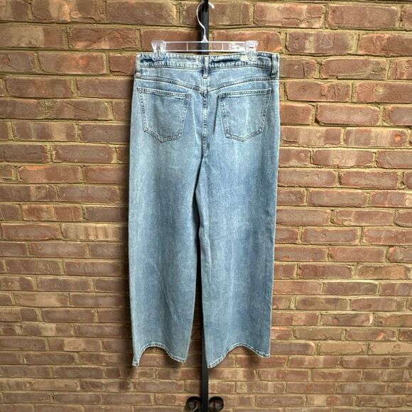 Oliver Logan Womens Madison Mid Rise Wide Leg Jean Sz 6/28 NEW - Picture 4 of 6
